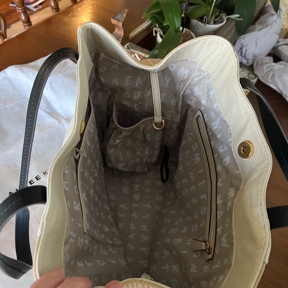 Aimee Kestenberg Chalk Colorblock Sullivan Tote Tag - Picture 4 of 12
